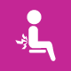 Image of Simple lower back pain icon